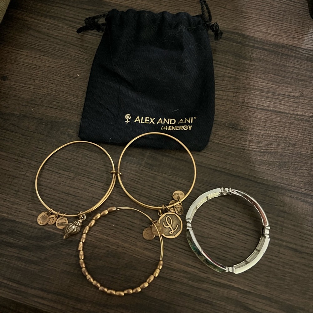 Alex and Ani Bracelets Gold